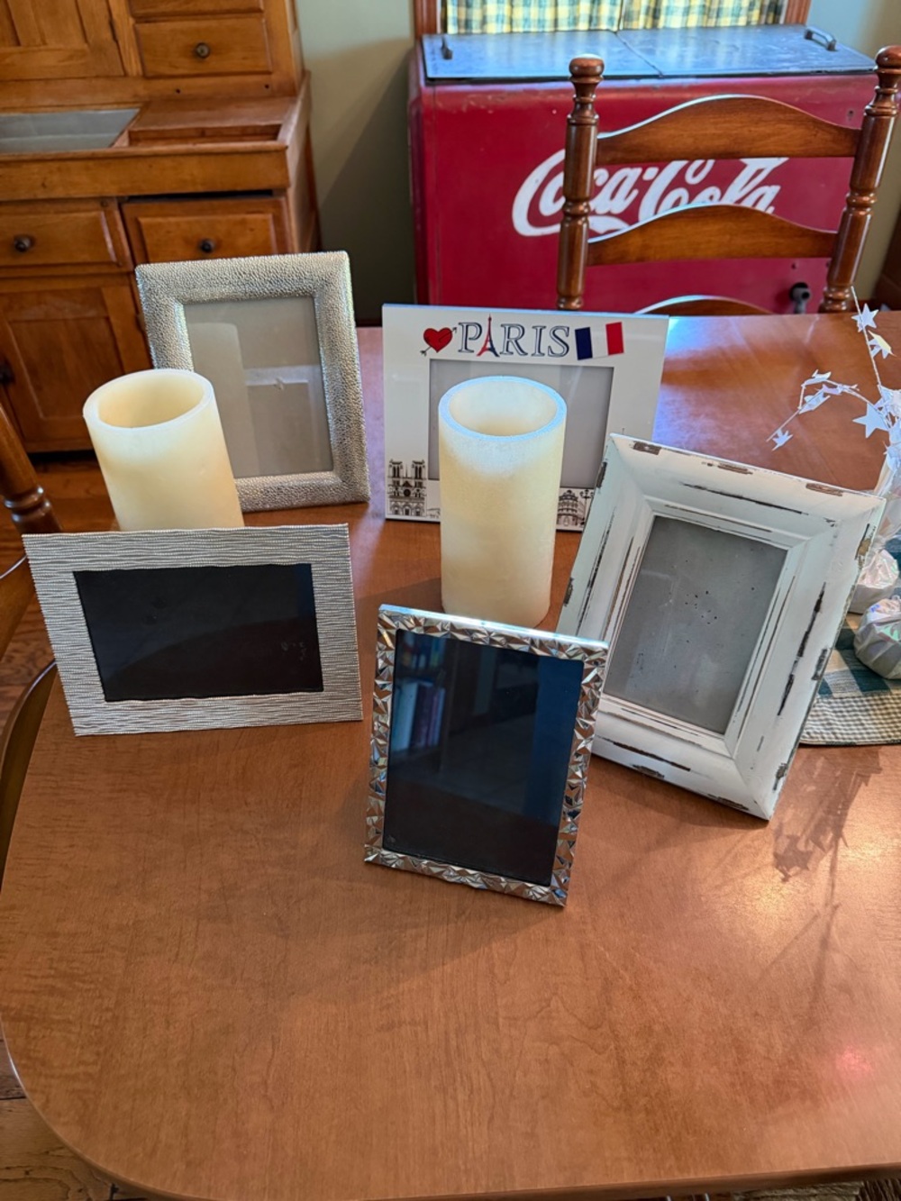 Assorted White and Cream Decorative Photo Frames - Home Accents